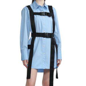 MONSE Strapped-In Shirt Dress Sz 6